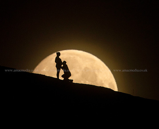 Moon silhouette 8